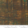 Image of Tranquil Patina Luminary Stack Earth quilting cotton fabric by Debbie Maddy for Moda Fabrics. Features a geometric pattern on a brown background. Cute Little Fabric Shop.
