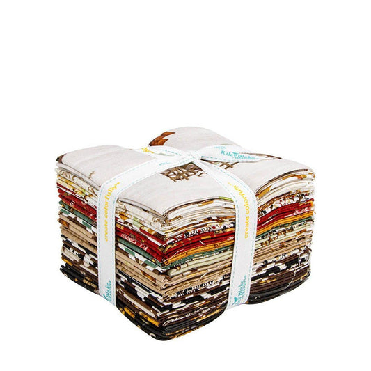 SALE The Homestead Fat Quarter Bundle Animal Fabric - FQ-18230-22 - 22-Piece Precut - Riley Blake Quilting Cotton Fabric