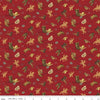 Image of The Homestead Icon Toss Red quilting cotton fabric by Tara Reed for Riley Blake Designs. Features cowboys on a red background. Cute Little Fabric Shop.