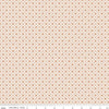 Image of Harvest on the Prairie Floral Geo Suede quilting cotton fabric by Modern Prairie for Riley Blake Designs. Features flowers on an orange background. Cute Little Fabric Shop.