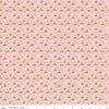 Image of Harvest on the Prairie Pumpkin Blush quilting cotton fabric by Modern Prairie for Riley Blake Designs. Features pumpkins on a pink background. Cute Little Fabric Shop.