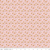 Image of Harvest on the Prairie Pumpkin Blush quilting cotton fabric by Modern Prairie for Riley Blake Designs. Features pumpkins on a pink background. Cute Little Fabric Shop.