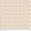 Image of Harvest on the Prairie Pumpkin Cream quilting cotton fabric by Modern Prairie for Riley Blake Designs. Features pumpkins on a cream background. Cute Little Fabric Shop.
