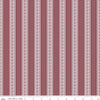 Image of Harvest on the Prairie Stripe Wine quilting cotton fabric by Modern Prairie for Riley Blake Designs. Features stripes on a purple background. Cute Little Fabric Shop.