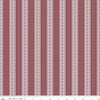 Image of Harvest on the Prairie Stripe Wine quilting cotton fabric by Modern Prairie for Riley Blake Designs. Features stripes on a purple background. Cute Little Fabric Shop.
