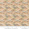 Image of Wellspring Blotted Eggshell quilting cotton fabric by Fancy That Design House for Moda Fabrics. Features stripes on a cream background. Cute Little Fabric Shop.