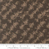 Image of Wellspring Branches Charcoal quilting cotton fabric by Fancy That Design House for Moda Fabrics. Features leaves on a black background. Cute Little Fabric Shop.