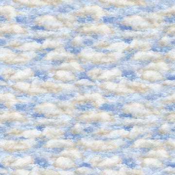 3-Yard-Cut - Flying High Clouds Blue Sky Fabric 108" WIDEBACK - 30054 - QT Fabrics Quilting Cotton Fabric