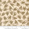 Image of Imprint Dancing Palms Ivory quilting cotton fabric by Sewn By Amy Schelle for Moda Fabrics. Features leaves on a cream background. Cute Little Fabric Shop.