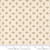 Image of Imprint Floral Ivory quilting cotton fabric by Sewn By Amy Schelle for Moda Fabrics. Features a geometric pattern on a cream background. Cute Little Fabric Shop.