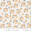 Image of Birch and Willow Flora Cloud quilting cotton fabric by Sherri & Chelsi for Moda Fabrics. Features leaves on a white background. Cute Little Fabric Shop.