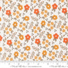 Image of Birch and Willow Mums Florals Cloud quilting cotton fabric by Sherri & Chelsi for Moda Fabrics. Features flowers on a white background. Cute Little Fabric Shop.