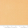 Image of Birch and Willow Crosshatch Amber quilting cotton fabric by Sherri & Chelsi for Moda Fabrics. Features squares on a yellow background. Cute Little Fabric Shop.