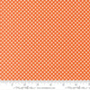 Image of Birch and Willow Gingham Pumpkin quilting cotton fabric by Sherri & Chelsi for Moda Fabrics. Features gingham on an orange background. Cute Little Fabric Shop.