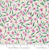 Image of Fleur The Love Smitten Cloud quilting cotton fabric by Create Joy Project for Moda Fabrics. Features flowers on a white background. Cute Little Fabric Shop.