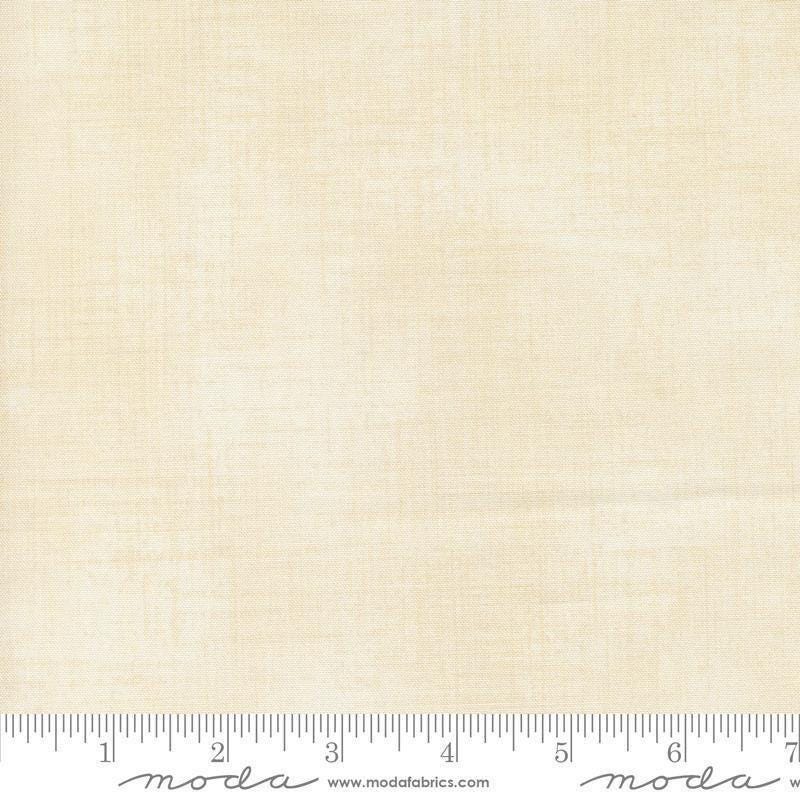 Image of Data Textured Solid Lovelace quilting cotton fabric by Janet Clare for Moda Fabrics. Features printed solid texture on a cream background. Cute Little Fabric Shop.