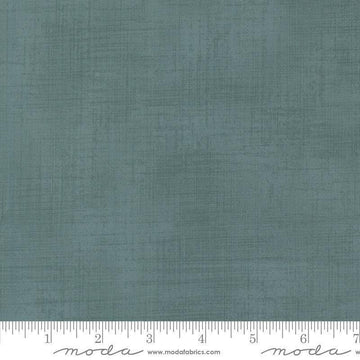Image of Data Textured Solid Turing quilting cotton fabric by Janet Clare for Moda Fabrics. Features printed solid texture on a blue background. Cute Little Fabric Shop.