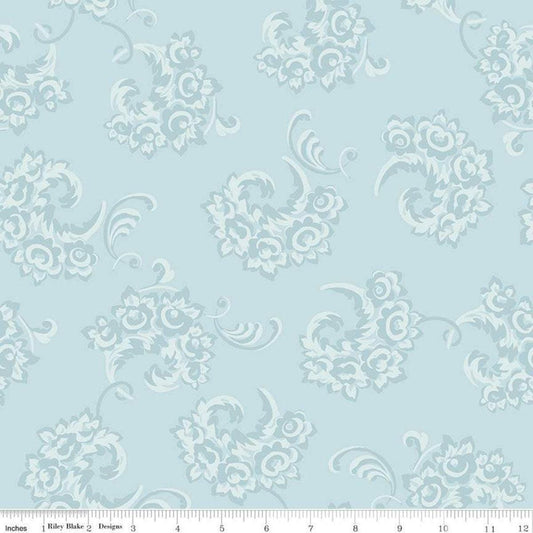 Jane Austen at Home C10017 Julia - Riley Blake Designs - Historical Reproductions Floral - Quilting Cotton Fabric - Licensed Product