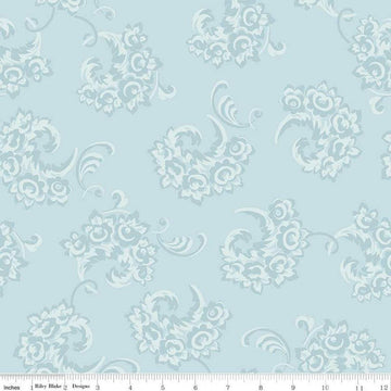 Jane Austen at Home C10017 Julia - Riley Blake Designs - Historical Reproductions Floral - Quilting Cotton Fabric - Licensed Product