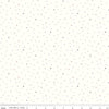 Image of Dapple Dot on Off White Halloween quilting cotton fabric by The RBD Designers for Riley Blake Designs. Features polka dots on a cream background. Cute Little Fabric Shop.