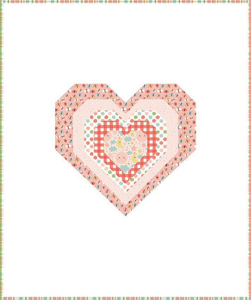 Baby Alma Quilt PATTERN Heart Pattern - Riley Blake INSTRUCTIONS Only