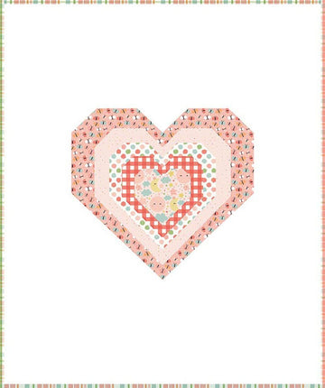 Baby Alma Quilt PATTERN Heart Pattern - Riley Blake INSTRUCTIONS Only