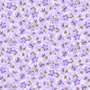 Image of Mountains are Calling Columbines Lilac quilting cotton fabric by Claudia McKinney for QT Fabrics. Features flowers on a purple background. Cute Little Fabric Shop.