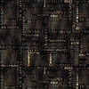 Image of Vivace Musical Text Black quilting cotton fabric by Morris Creative Group for QT Fabrics. Features words on a black background. Cute Little Fabric Shop.