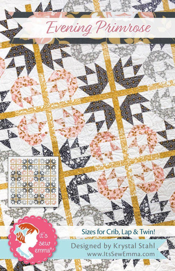SALE It's Sew Emma Evening Primrose Quilt PATTERN Multiple Sizes Pattern - Riley Blake INSTRUCTIONS Only