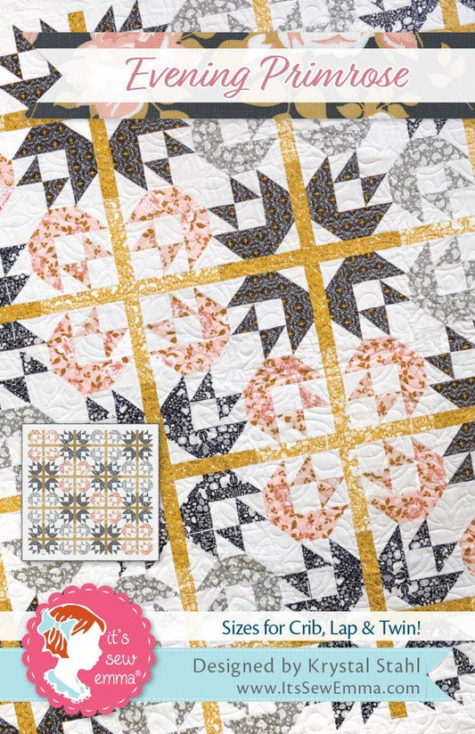 SALE It's Sew Emma Evening Primrose Quilt PATTERN Multiple Sizes Pattern - Riley Blake INSTRUCTIONS Only