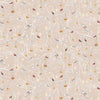 Image of Woodland Wonder Birds/Ornaments on a Branch Taupe flannel cotton fabric by Sarah Summers for QT Fabrics. Features birds on a beige background. Cute Little Fabric Shop.