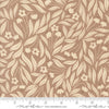 Image of Natures Sketchbook Flowy Flowers Pebble quilting cotton fabric by Elena Amo for Moda Fabrics. Features flowers on a brown background. Cute Little Fabric Shop.
