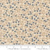 Image of Natures Sketchbook Blueberry Pearl quilting cotton fabric by Elena Amo for Moda Fabrics. Features berries and leaves on a cream background. Cute Little Fabric Shop.