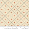 Image of Natures Sketchbook Mushroom and Grid Pearl quilting cotton fabric by Elena Amo for Moda Fabrics. Features mushrooms on a cream background. Cute Little Fabric Shop.