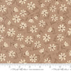 Image of Natures Sketchbook Flowers Pebble quilting cotton fabric by Elena Amo for Moda Fabrics. Features flowers on a brown background. Cute Little Fabric Shop.