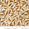 Image of Feather and Forest Bloom Foliage Cloud quilting cotton fabric by Linn Warme for Moda Fabrics. Features leaves on a cream background. Cute Little Fabric Shop.