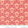 Image of Sitara Opaline Petal quilting cotton fabric by Crystal Manning for Moda Fabrics. Features flowers on a pink background. Cute Little Fabric Shop.