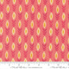 Image of Sitara Vines Rose quilting cotton fabric by Crystal Manning for Moda Fabrics. Features flowers on a pink background. Cute Little Fabric Shop.