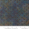 Image of Tranquil Patina Drishti Dot Horizon quilting cotton fabric by Debbie Maddy for Moda Fabrics. Features dot on a blue background. Cute Little Fabric Shop.