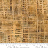 Image of Tranquil Patina Luminary Stack Golden quilting cotton fabric by Debbie Maddy for Moda Fabrics. Features a geometric pattern on a yellow background. Cute Little Fabric Shop.