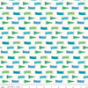 Image of Brave Your Way Brave Banners Cloud quilting cotton fabric by Cayla Naylor for Riley Blake Designs. Features banners on a white background. Cute Little Fabric Shop.