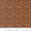 Image of Wellspring Blotted Dark Clay quilting cotton fabric by Fancy That Design House for Moda Fabrics. Features stripes on a brown background. Cute Little Fabric Shop.