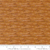 Image of Wellspring Blotted Caramel quilting cotton fabric by Fancy That Design House for Moda Fabrics. Features stripes on a brown background. Cute Little Fabric Shop.