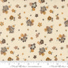 Image of Wellspring Micro Bloom Eggshell quilting cotton fabric by Fancy That Design House for Moda Fabrics. Features flowers on a cream background. Cute Little Fabric Shop.