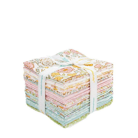 SALE Little Posies Fat Quarter Bundle Floral Fabric - FQ-18320-21 - 21-Piece Precut - Riley Blake Quilting Cotton Fabric