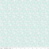 Image of Little Posies Butterflies Aqua quilting cotton fabric by Cayla Naylor for Riley Blake Designs. Features butterflies on a blue background. Cute Little Fabric Shop.
