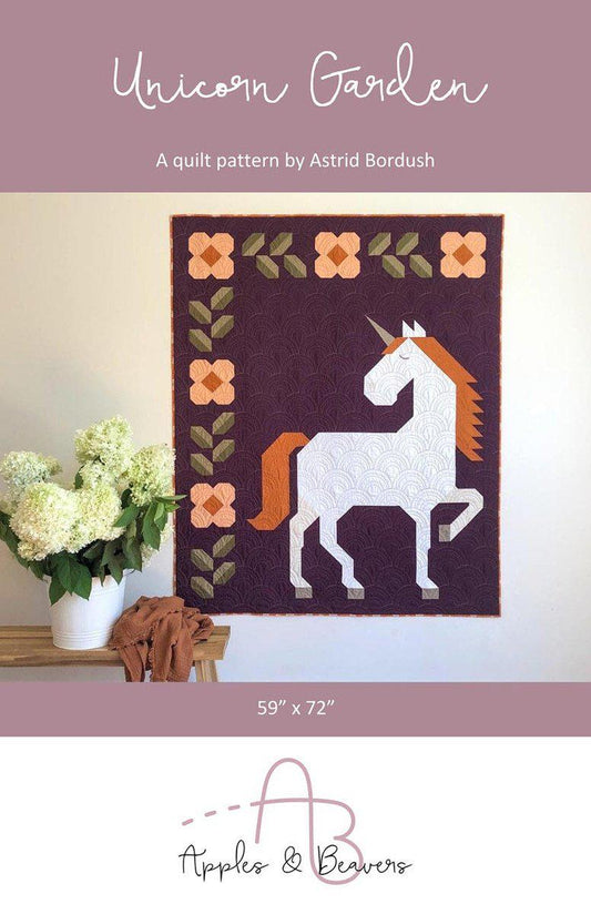 SALE Unicorn Garden Quilt PATTERN Fantasy Pattern - Riley Blake INSTRUCTIONS Only