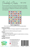 Pinwheels & Posies Quilt PATTERN Precut Friendly Pattern - Riley Blake INSTRUCTIONS Only