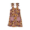 SALE Harvest on the Prairie Home Dec Sunflower Pinafore Panel Wine Purple Panel Pattern Fabric - HD18292 - Riley Blake LARGE Canvas Fabric