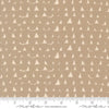 Image of Imprint Blocks Stone quilting cotton fabric by Sewn By Amy Schelle for Moda Fabrics. Features shapes on a brown background. Cute Little Fabric Shop.